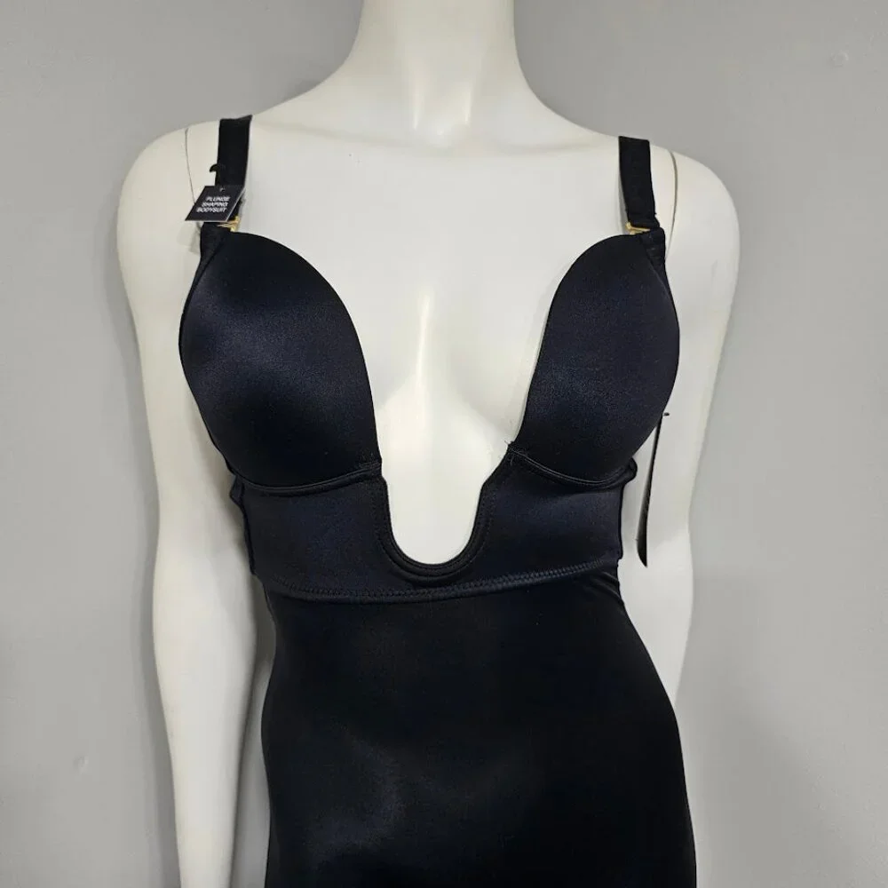 BCBGMAXAZRIA Plunge Push Up Shaping Convertible Bodysuit